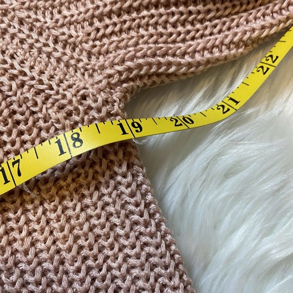 NWT Kaari Blue Pink Open Knit Sweater Size Small - Picture 5 of 7